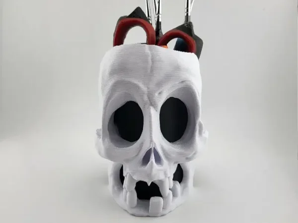 Pen Holder Skull
