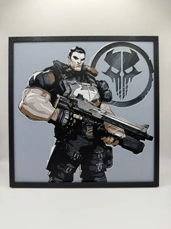 The Punisher - Marvel Rivals Hueforge
