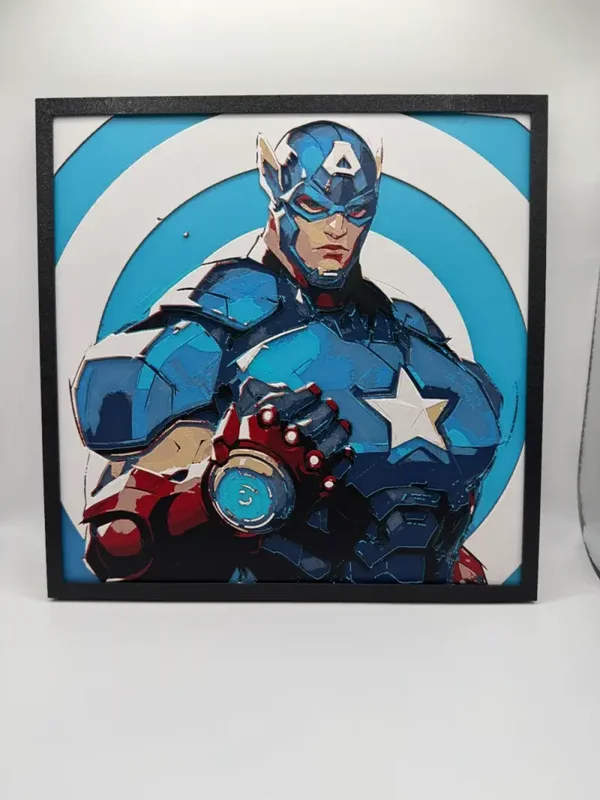 Captain America - Marvel Rivals Hueforge