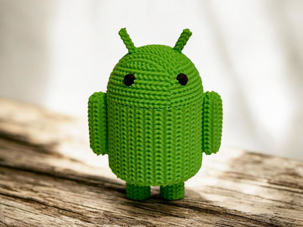 Knitted Android-Dude