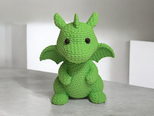 Cute Knitted Dragon
