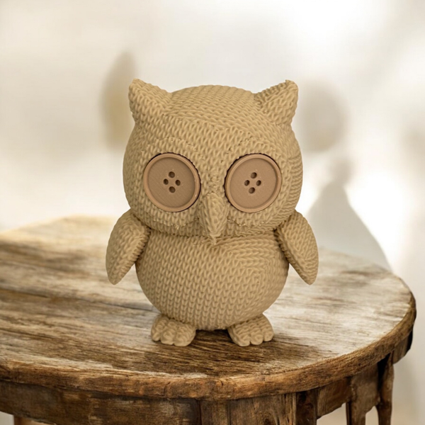 Cute Knitted Owl