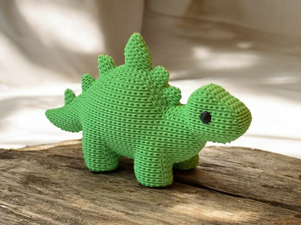 Cute Knitted Stegosaur