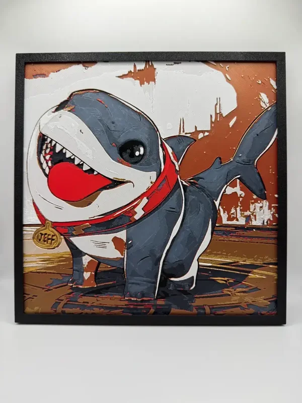 Jeff The Land Shark Hueforge