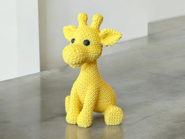 Cute Knitted Giraffe