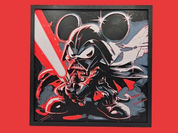 Mickey Mouse - Darth Vader Hueforge