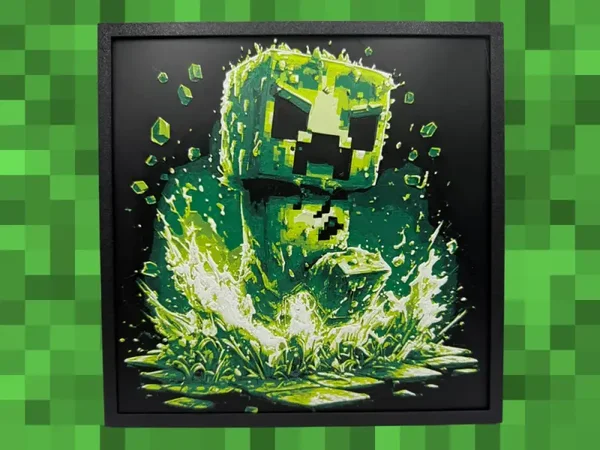 Minecraft Creeper Hueforge