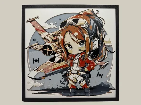 Rebel Pilot #1 - Chibi Edition Hueforge