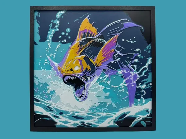 Zombie Fish Jumping Hueforge