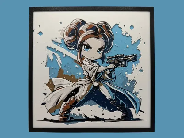 Princess Leia - Chibi Edition Hueforge