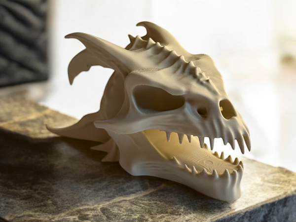 Fierce Dragon Skull