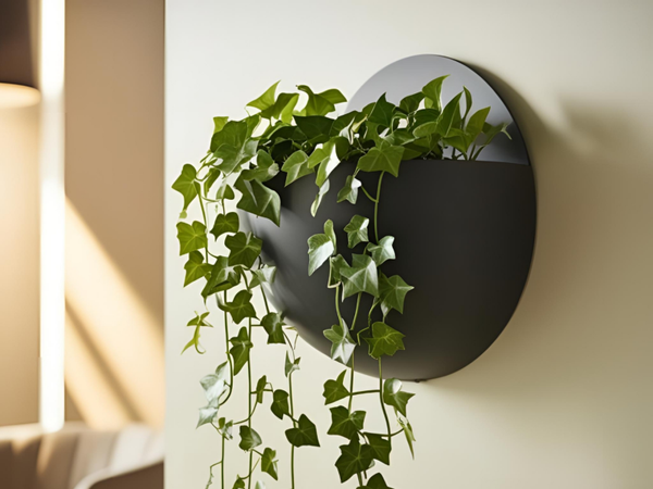 2 Wall Ball Plant Pots