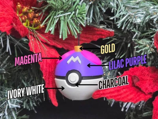 Master Ball Christmas Ornament