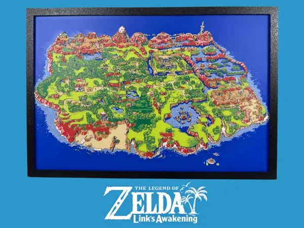 Links Awakening - Map Hueforge