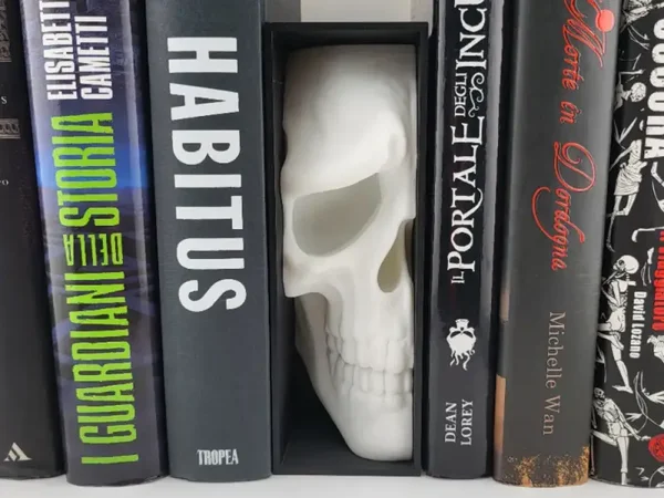 Sad Skull Book Nook