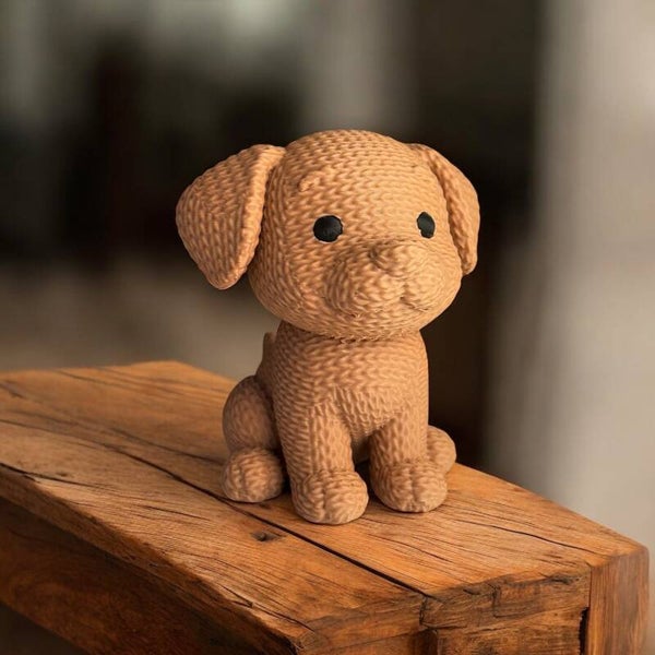 Cute Knitted Dog