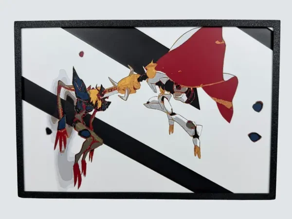 Omnimon vs Computer Virus Hueforge