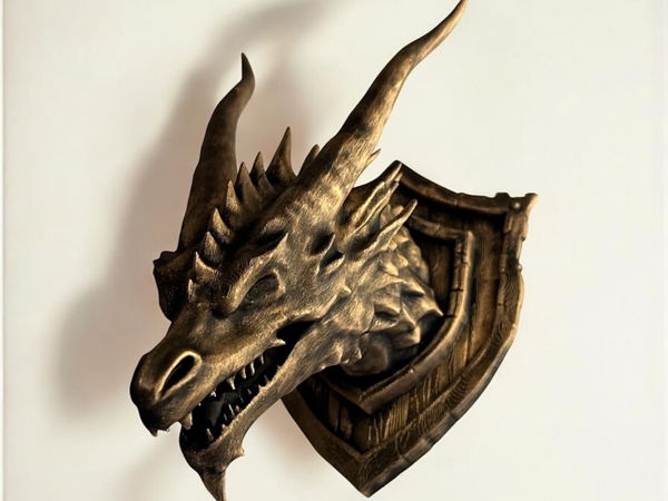 Dragon Bust Wall Art