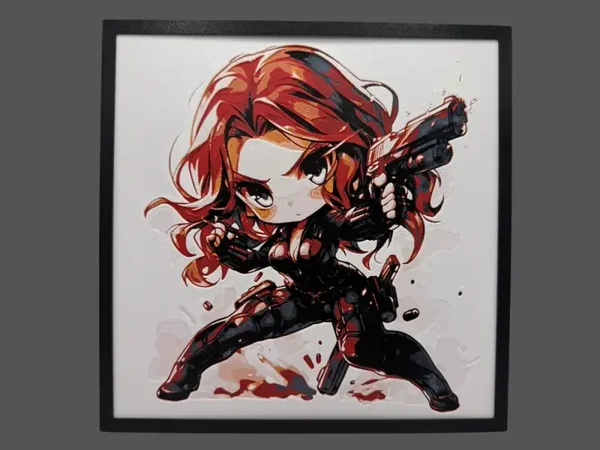 Black Widow - Chibi Edition Hueforge
