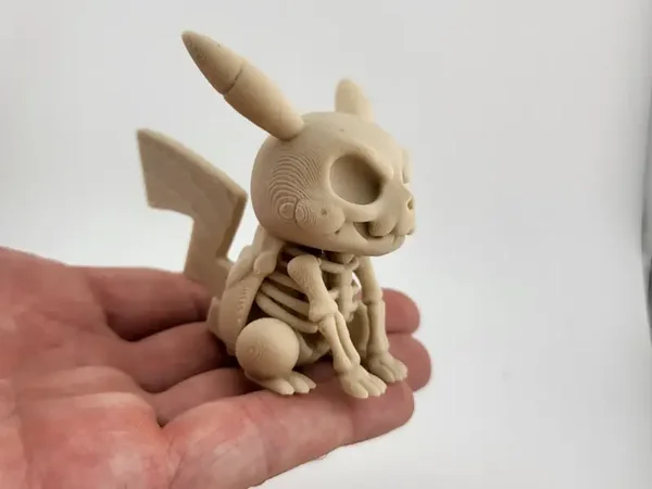 Pikachu Skeleton