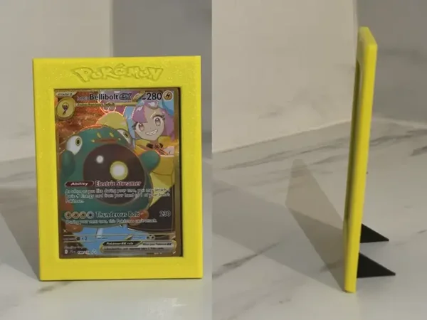 Display Case Toploader + Backplate Stand