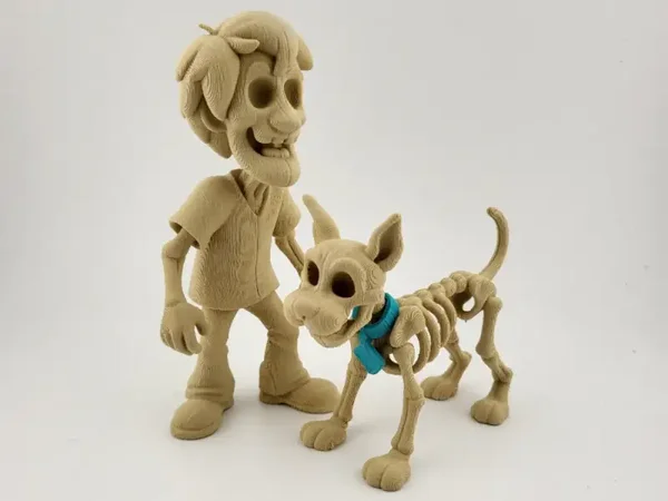 Scooby and Shaggy Skeleton Duo