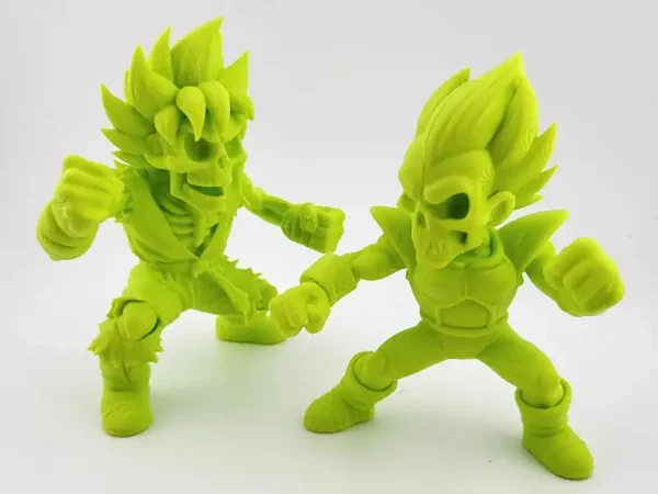 Goku and Vegeta Skeleton