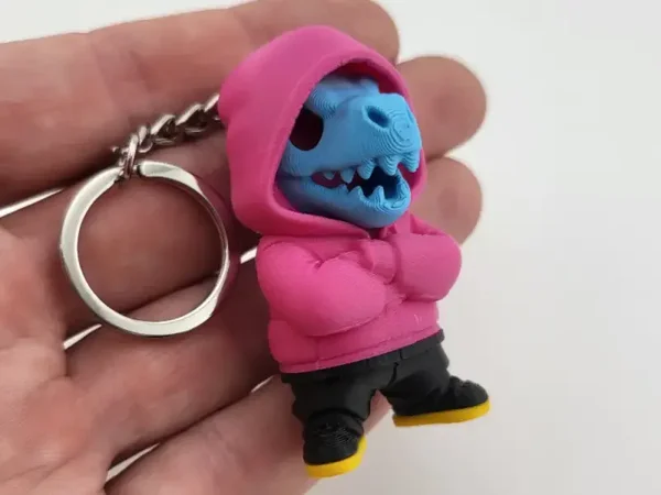 Street Style Skeleton Keychain