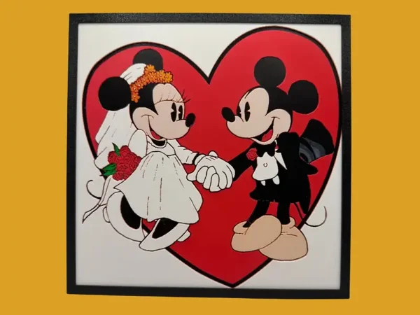 Mickey & Minnie Wedding Hueforge