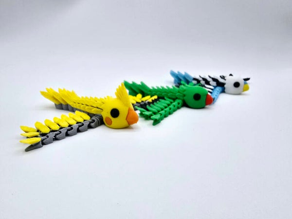 Flexi Pocket Bird Keychain