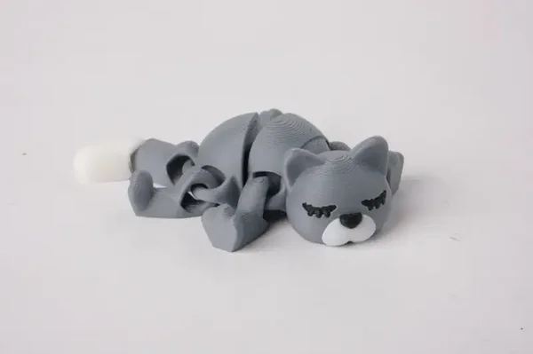 Sleeping Cat Flexi Toy