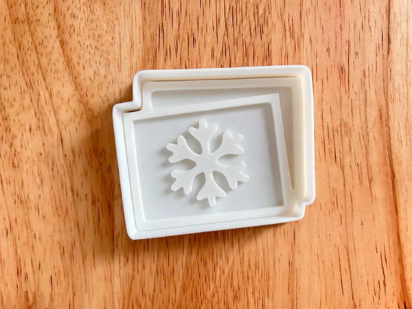 Postcard Snowflake Cookie Cutter