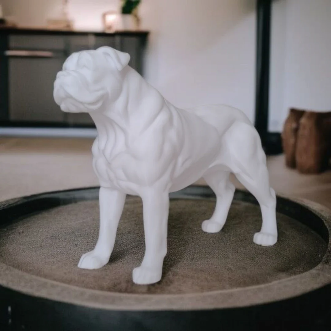 Buff Bulldog Sculpture