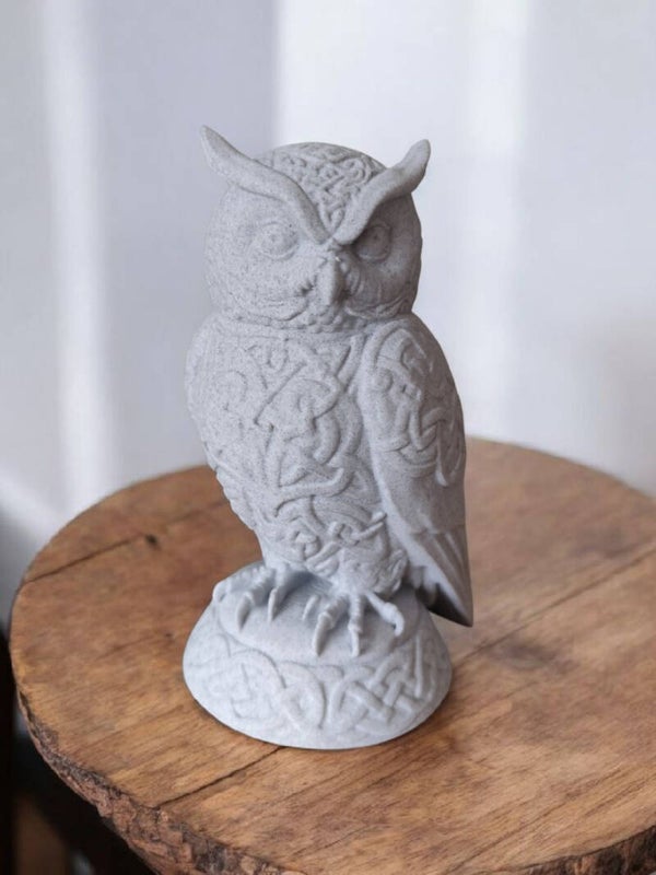 Celtic Owl Sculpture