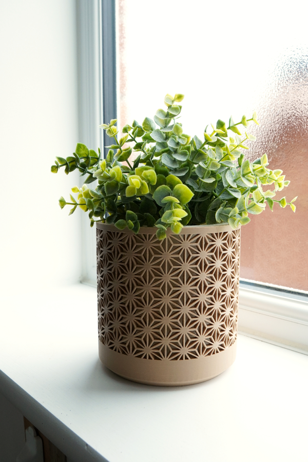 Kumiko Planter Large Star Design