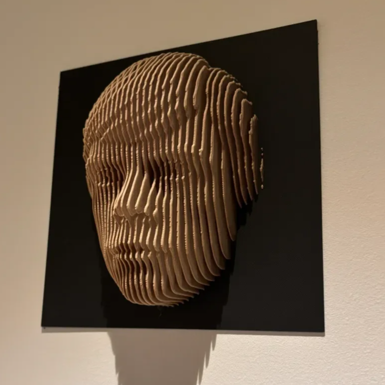 Luke Skywalker Layered Sculpture