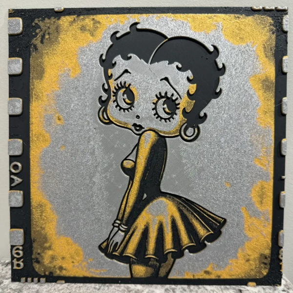 Betty Boop - Film Strip Hueforge