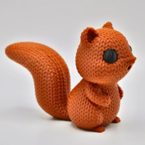 Knitted Squirrel