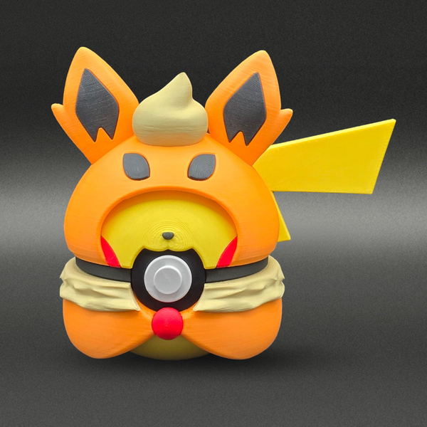 Pikachu Flareon Poncho Ball