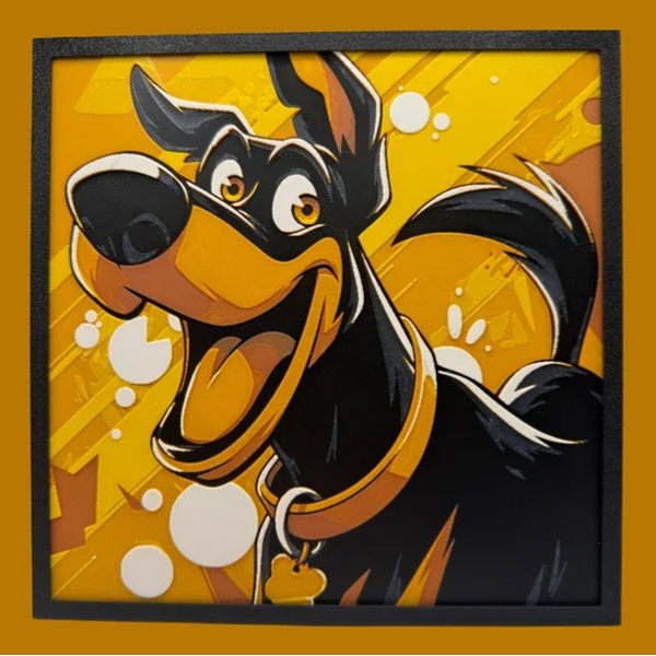 Happy Dog - Hueforge