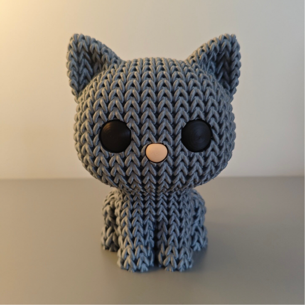 Knitted Kitty - 15cm