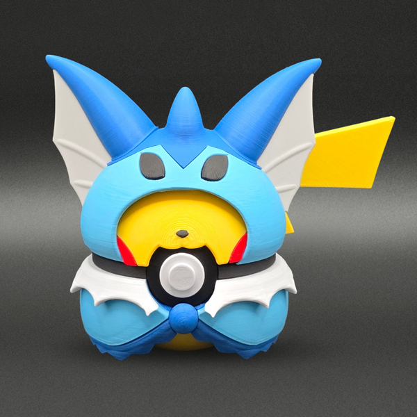 Pikachu Vaporeon Poncho Ball