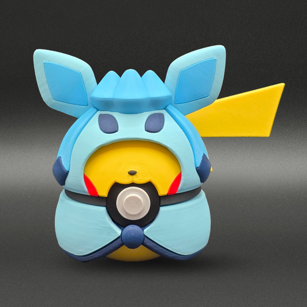 Pikachu Glaceon Poncho Ball