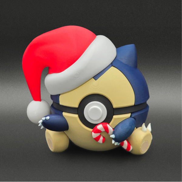 Santa Hat Snorlax Ball