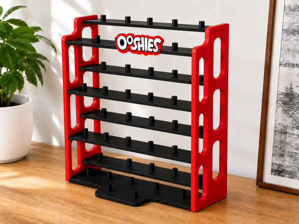 Ooshies Display Stand - Red/Black