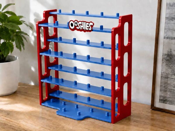 Ooshies Display Stand - Red/Blue