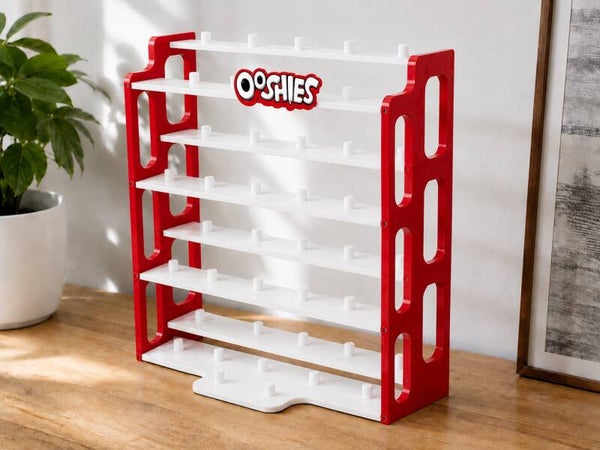 Ooshies Display Stand - Red/White