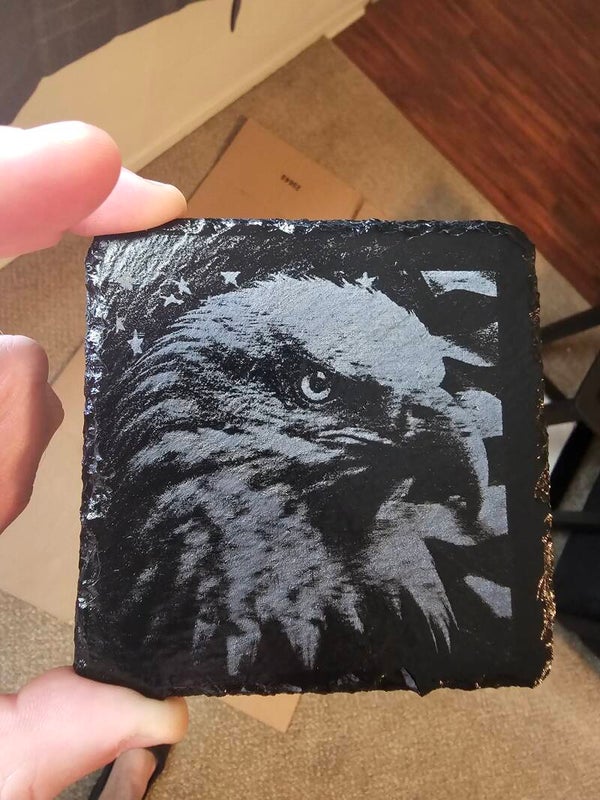 PATRIOTIC EAGLES SET OF 4