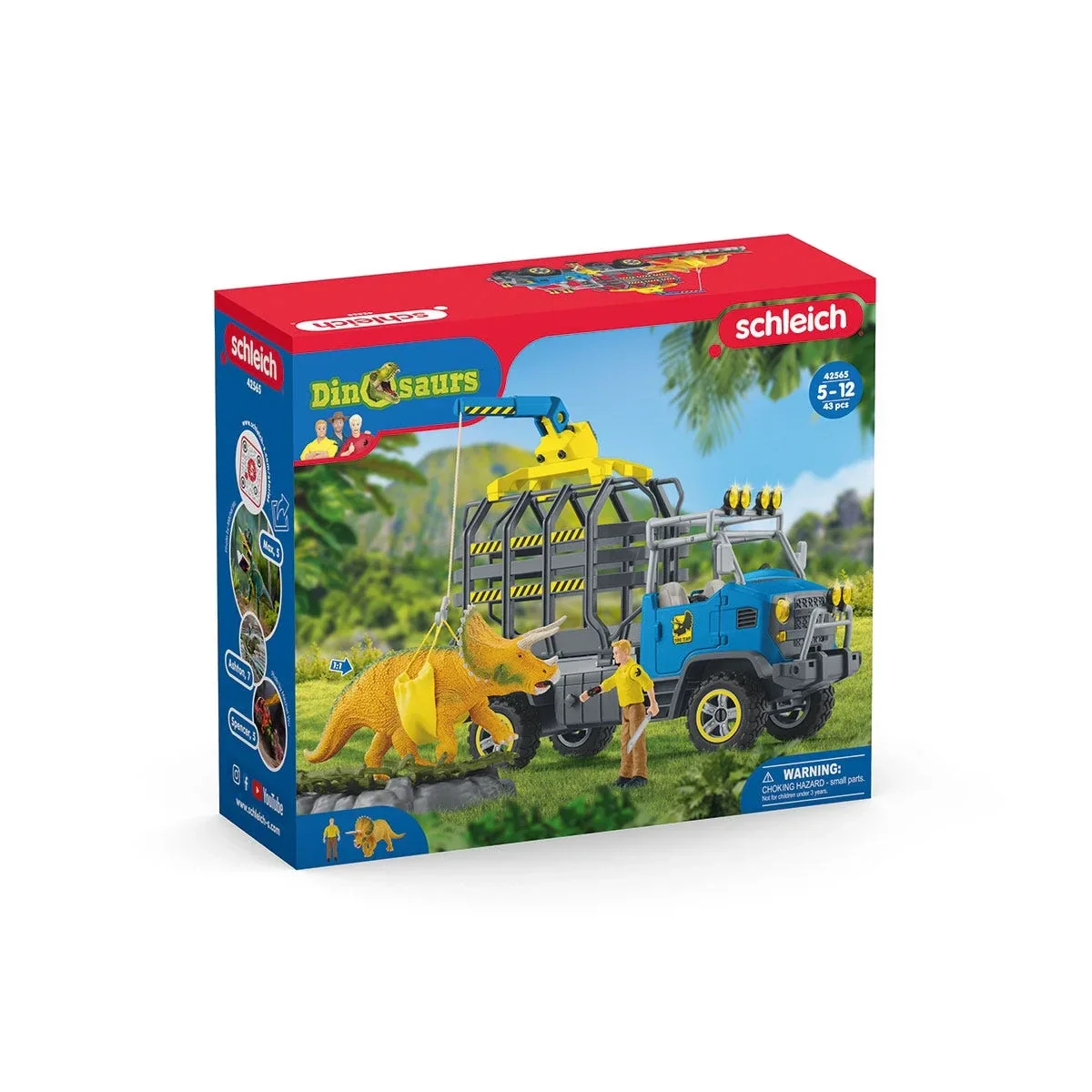 Schleich Dinosauriërs truckmissie