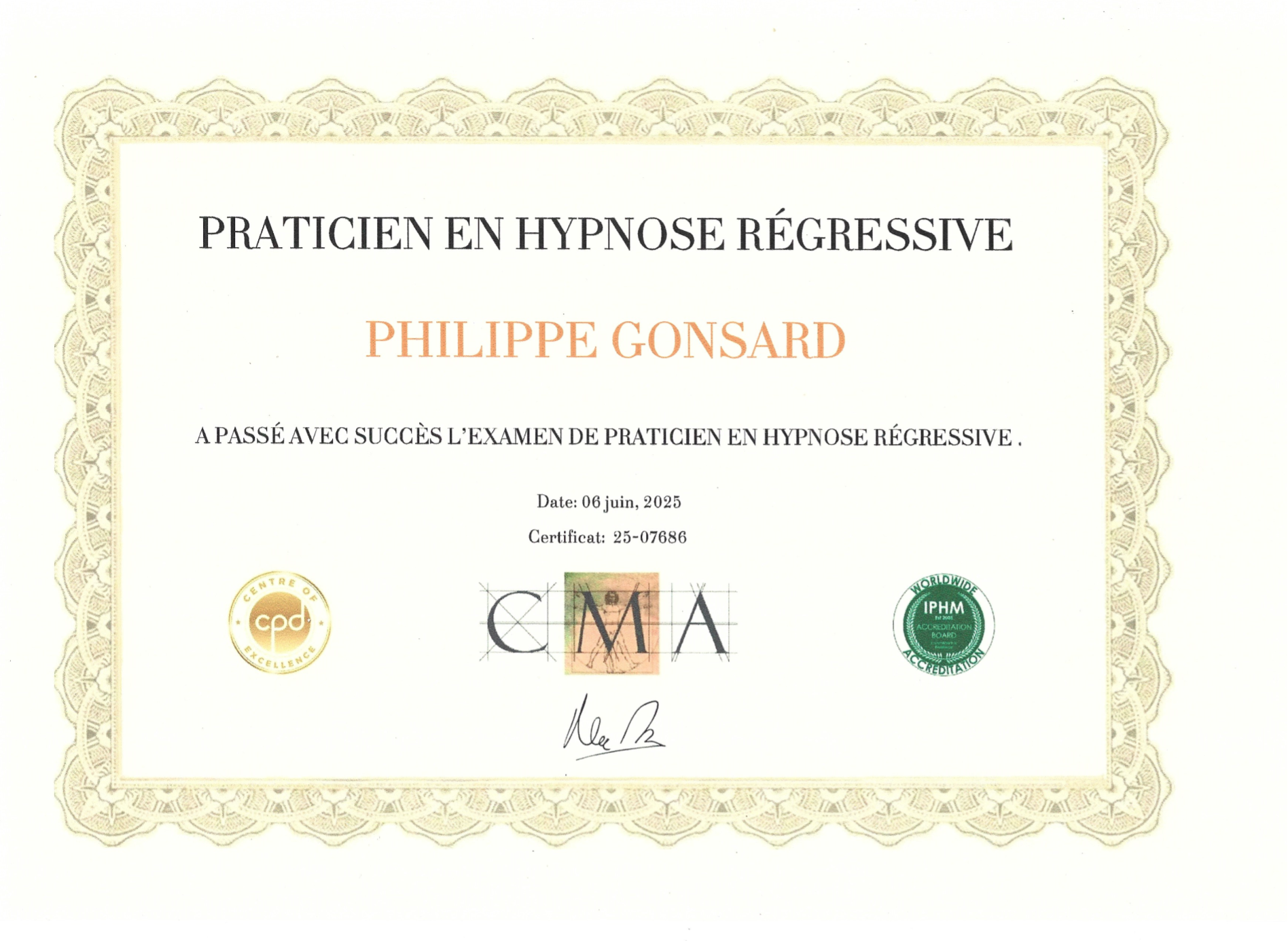 Diplôme praticien en hypnose régressive